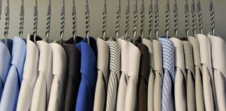 shirts with various patterns and textures